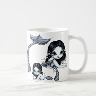 "人魚母および子供"のマグ コーヒーマグカップ