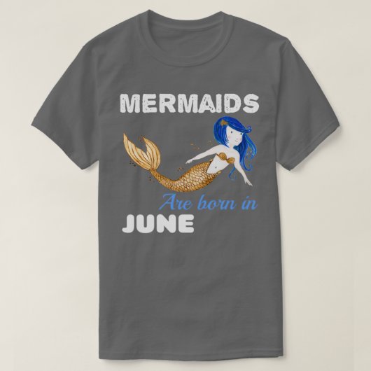 人魚生まれは6月4日 Tシャツ (デザイン正面)