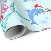 人魚祝のクリスマス ラッピングペーパー (ロールコーナー)