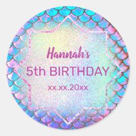 人魚誕生日 ラウンドシール