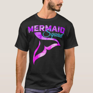 人魚隊のTシャツ 女性 誕生日プレゼント 水泳選手 Tシャツ