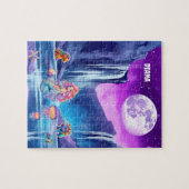 人魚鮮やか、恐竜、海の生物パズル ジグソーパズル (横)