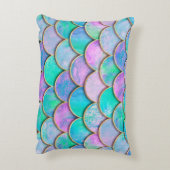 人魚鱗波継ぎ目無し模様。 アクセントクッション (裏面(縦))