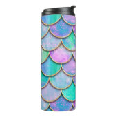 人魚鱗波継ぎ目無し模様。 タンブラー (回転左)