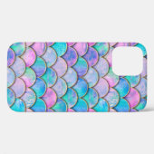 人魚鱗波継ぎ目無し模様。 Case-Mate iPhoneケース (裏面 (横))