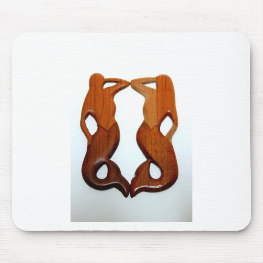 人魚2人 マウスパッド (正面)