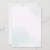 人魚2歳の誕生日　海のパーティー 招待状 (裏面)