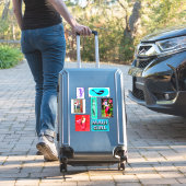 人魚6人 シール (スーツケースインサイチュ)