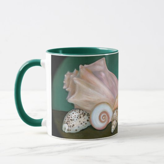 "人魚"のマグが付いている静物画 マグカップ (左)