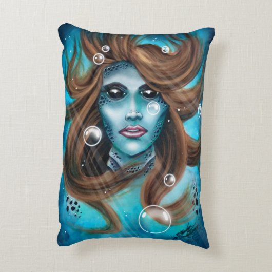 人魚 アクセントクッション (裏面(縦))