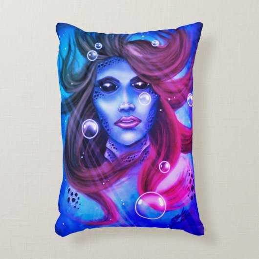 人魚 アクセントクッション (正面(垂直))