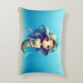 人魚 アクセントクッション (裏面(縦))