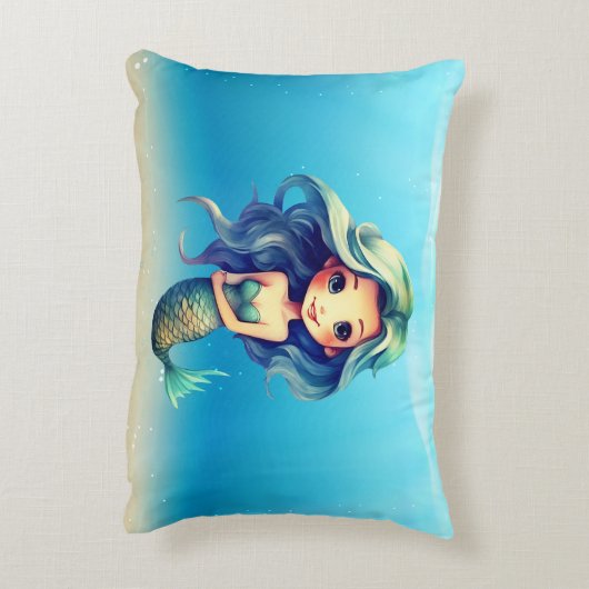 人魚 アクセントクッション (裏面(縦))
