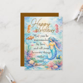 人魚 カード (正面/裏面インサイチュ)