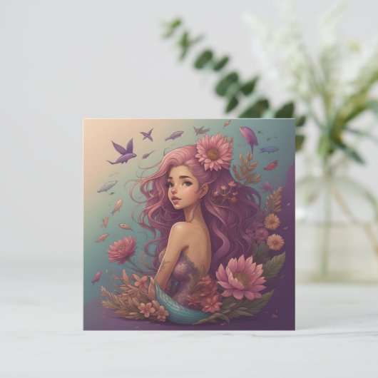 人魚 カード (スタンド正面)