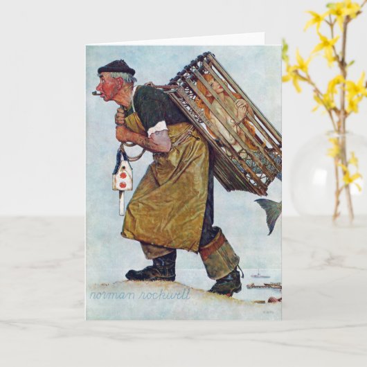 人魚 カード (黄色い花)