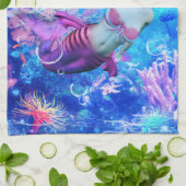 人魚 キッチンタオル (折り畳み)