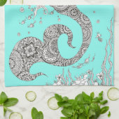 人魚 キッチンタオル (折り畳み)