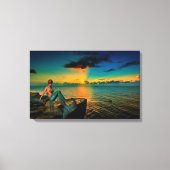 人魚 キャンバスプリント (正面)