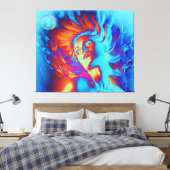 人魚 キャンバスプリント (インサイチュ (寝室))