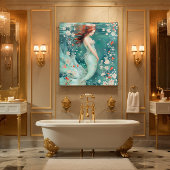 人魚 キャンバスプリント