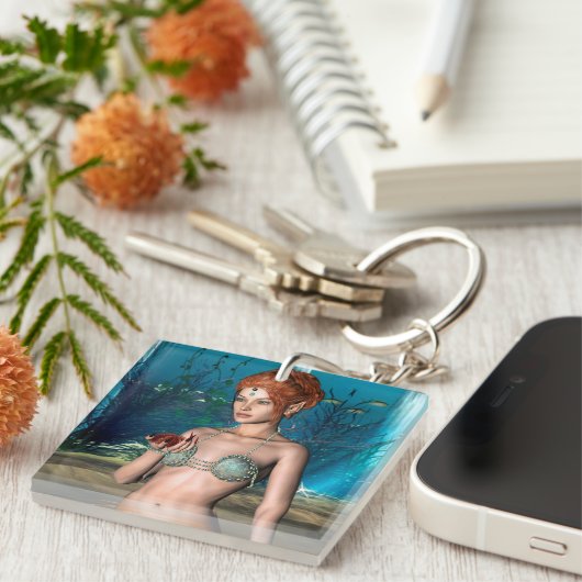 人魚 キーホルダー (正面右)