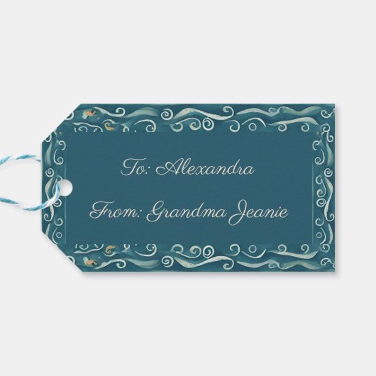 人魚 ギフトタグ (裏面横)