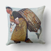 人魚 クッション (裏面)