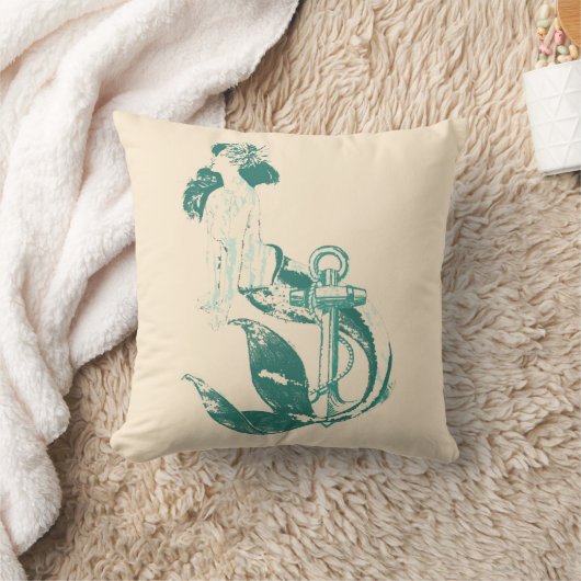 人魚 クッション (ブランケット)