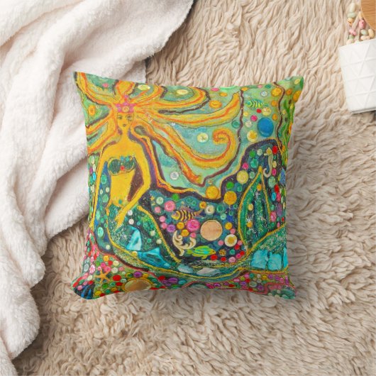 人魚 クッション (ブランケット)