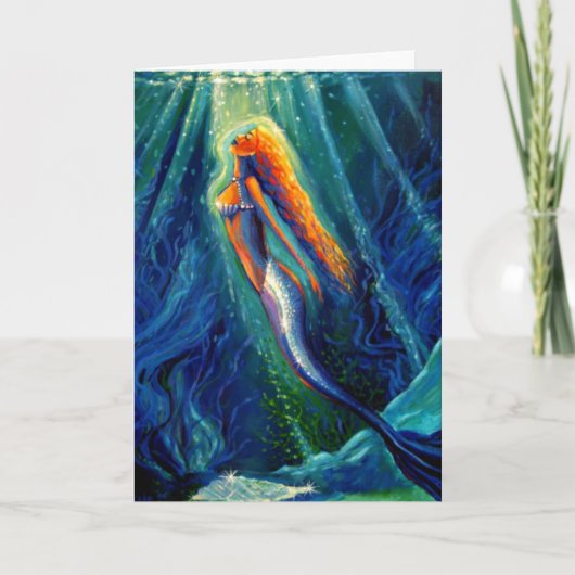 人魚 – グリーティングカード (正面)