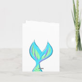 人魚 サンキューカード (裏面)