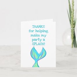 人魚 サンキューカード