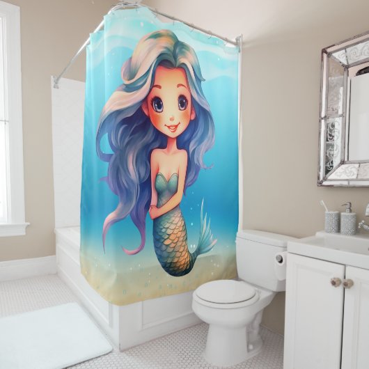 人魚 シャワーカーテン (インサイチュ)