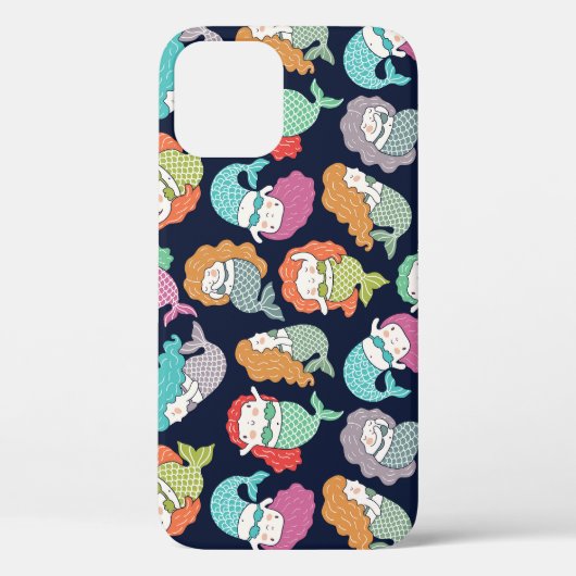 人魚:シームレお洒落スパターン。 Case-Mate iPhoneケース (裏面)