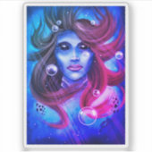 人魚 シール (正面)