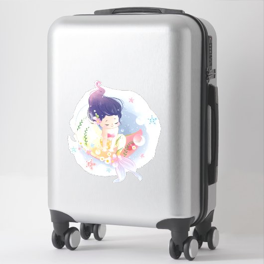 人魚 シール (スーツケース)