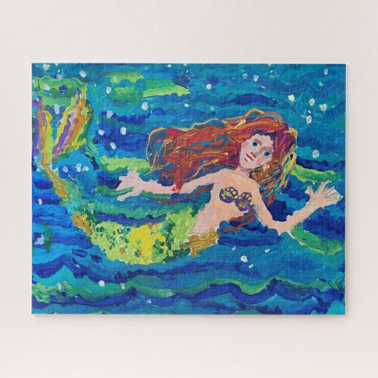 人魚 ジグソーパズル (横)