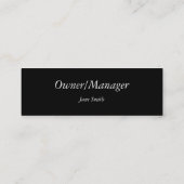 人魚 スキニー名刺 (裏面)