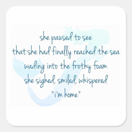 人魚 スクエアシール (正面)