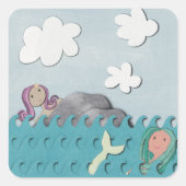 人魚 スクエアシール (正面)