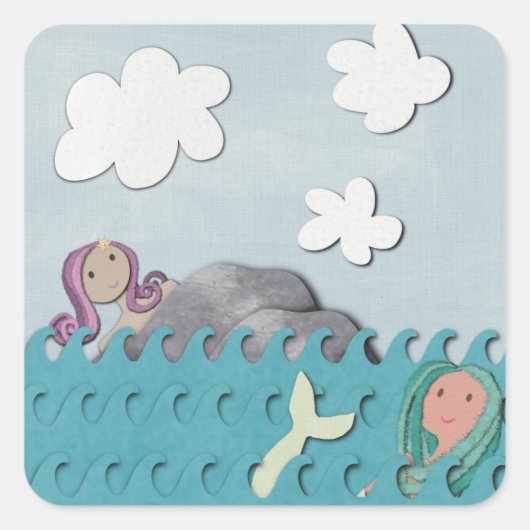 人魚 スクエアシール (正面)