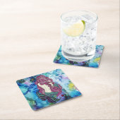 人魚 スクエアペーパーコースター (インサイチュ)