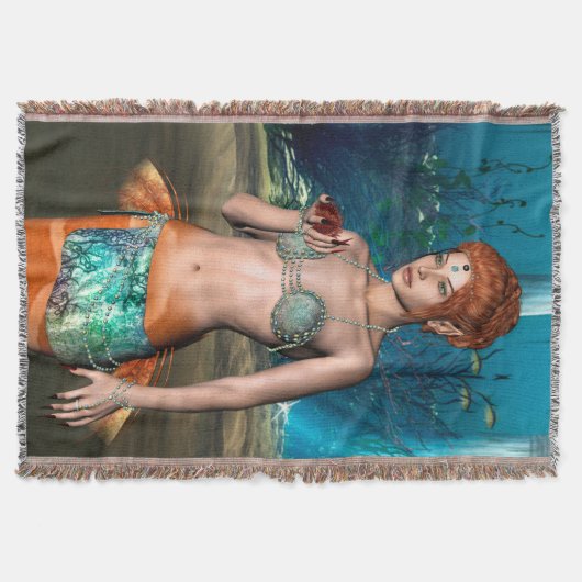人魚 スローブランケット (正面)