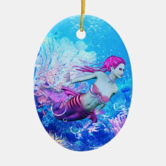 人魚 セラミックオーナメント (正面)