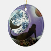 人魚 セラミックオーナメント (左)