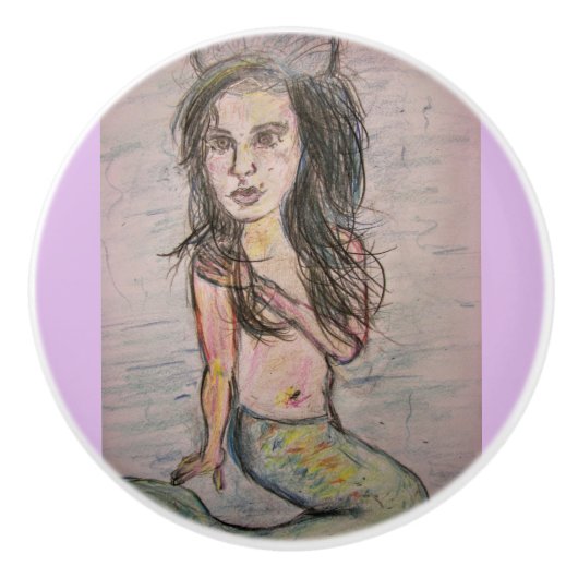 人魚 セラミックノブ (正面)