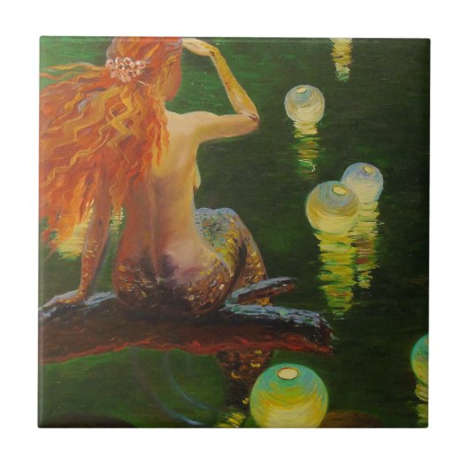 人魚 タイル (正面)