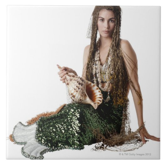 人魚 タイル (正面)