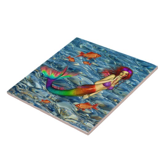 人魚 タイル (側面)